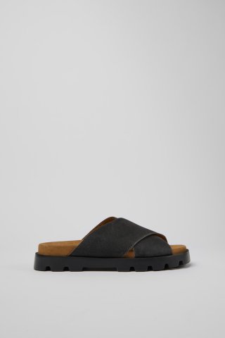 Camper Brutus Sandal - Schwarze Damensandale