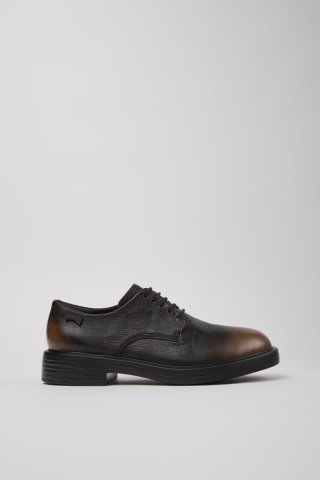 Camper Dean - Mehrfarbiger Herrenschuh aus Leder. Camper Dean - Mehrfarbiger Herrenschuh aus Leder.