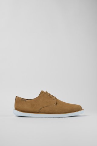 Camper Wagon - Brauner Herrenschnürschuh aus Nubukleder Camper Wagon - Brauner Herrenschnürschuh aus Nubukleder