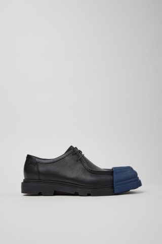 Camper Junction - Schwarzer Herrenschuh aus Leder. Camper Junction - Schwarzer Herrenschuh aus Leder.