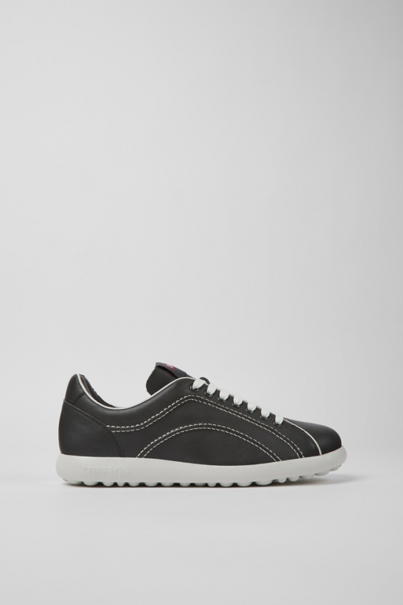 Camper Pelotas XLite - Dunkelgrauer Herrensneaker aus Leder