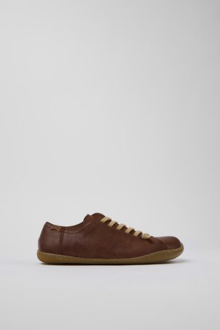 Camper Peu - Brauner Lederschuh für Damen.