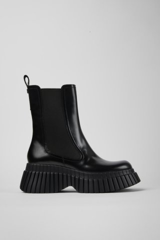 Camper BCN - Schwarzer Chelseastiefel für Damen aus Leder Camper BCN - Schwarzer Chelseastiefel für Damen aus Leder