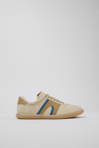 Camper Pelotas Soller - Mehrfarbige Damensneaker aus Nubukleder.