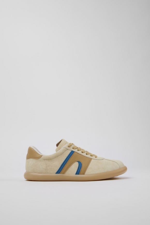 Camper Pelotas Soller - Mehrfarbige Damensneaker aus Nubukleder.