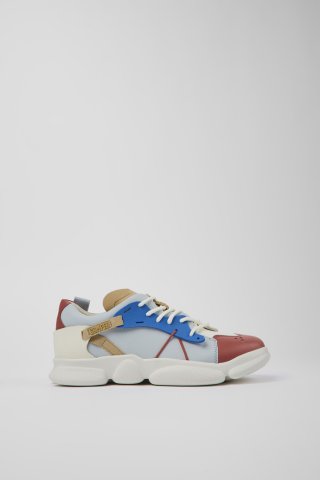 Camper Twins - Mehrfarbige Damensneaker aus Leder/Textil Camper Twins - Mehrfarbige Damensneaker aus Leder/Textil