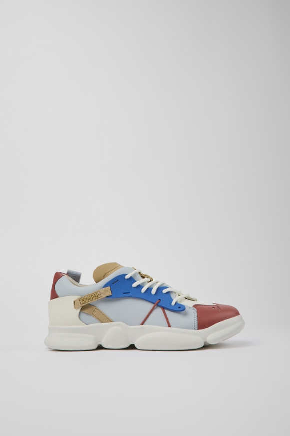 Camper Twins - Mehrfarbige Damensneaker aus Leder/Textil