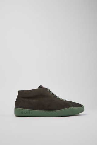 Camper Peu Touring - Grauer Herrensneaker aus Nubukleder