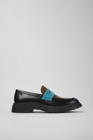 Camper Twins - Mehrfarbiger Herrenloafer aus Leder Camper Twins - Mehrfarbiger Herrenloafer aus Leder