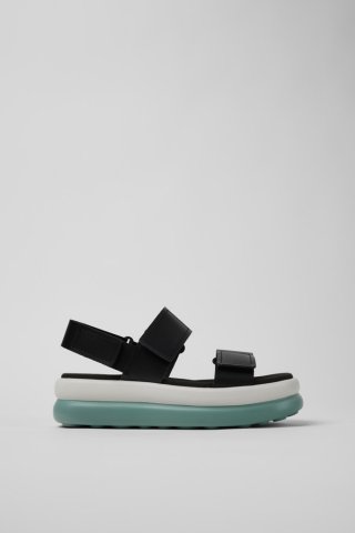 Camper Pelotas Flota Up - Schwarze Ledersandale für Damen. Camper Pelotas Flota Up - Schwarze Ledersandale für Damen.