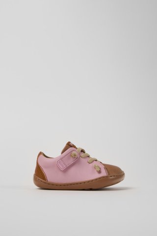 Camper Twins - Mehrfarbige Kinderschuhe aus Leder. Camper Twins - Mehrfarbige Kinderschuhe aus Leder.