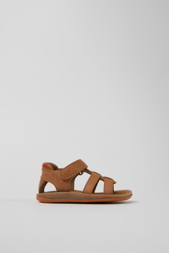 Camper Bicho - Mehrfarbige Kindersandalen aus Leder.