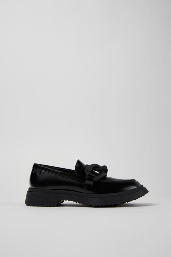 Camper Walden - Schwarze Lederwomen's Moccasin/Ballerina. Camper Walden - Schwarze Lederwomen's Moccasin/Ballerina.