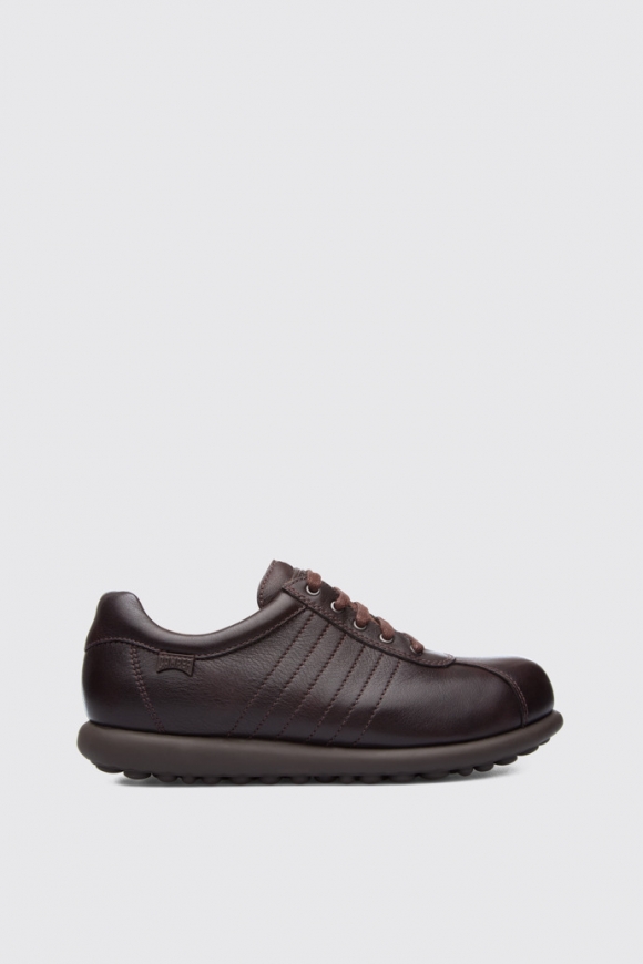 Camper Pelotas - Dunkelbrauner Lederschuh für Damen