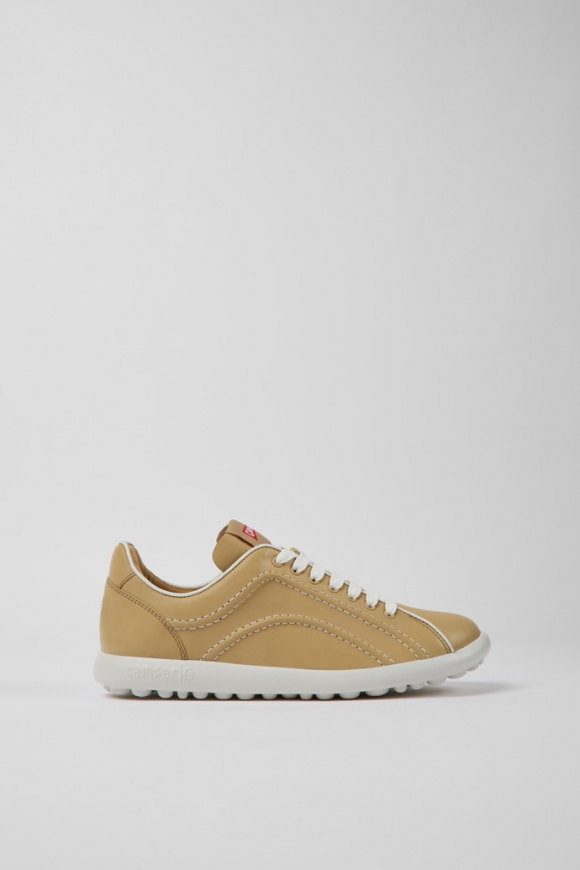 Camper Pelotas XLite - Beiger Damensneaker aus Leder