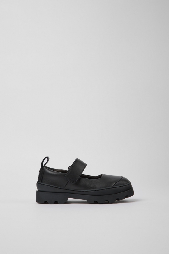 Camper Brutus - Schwarzer Kinder-Mary Jane aus Leder