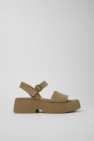 Camper Tasha - Braune Ledersandalen für Damen Camper Tasha - Braune Ledersandalen für Damen