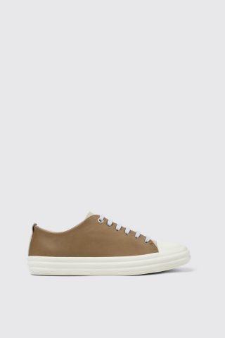 Camper Twins - Graue Ledersneaker für Damen. Camper Twins - Graue Ledersneaker für Damen.