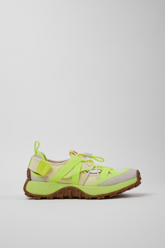 Camper Drift Trail VIBRAM - Mehrfarbige Damessneaker aus Recycling-PET und Nubukleder.
