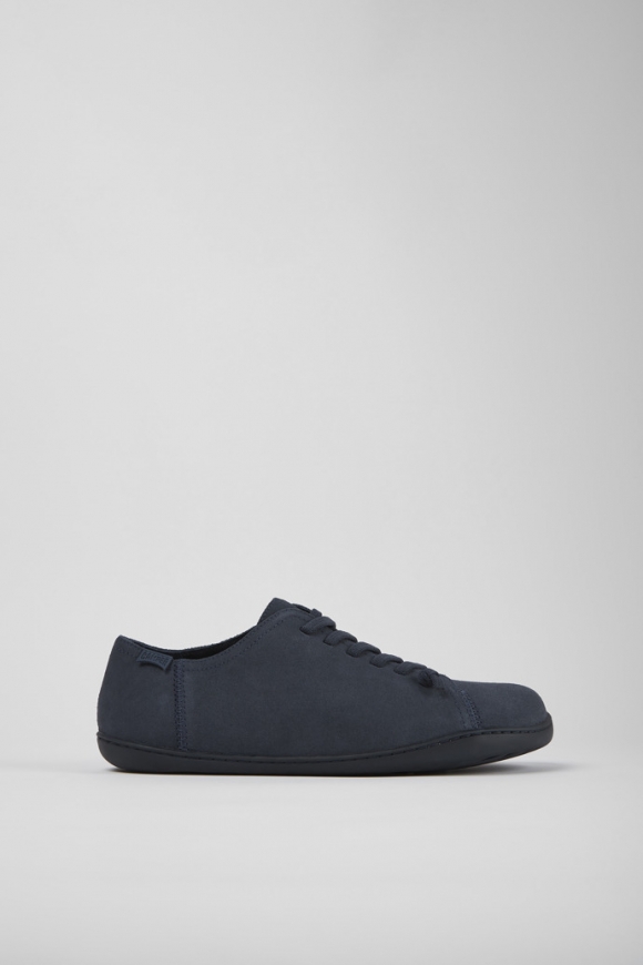 Camper Peu - Blauer Herrenschuh aus Nubukleder