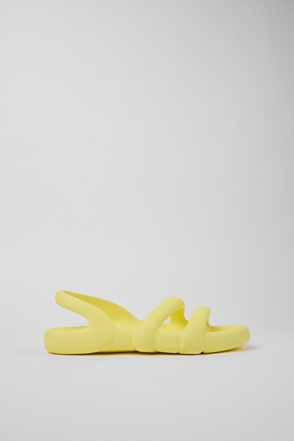 Camper Kobarah Flat - Gelbe Unisex-Sandale