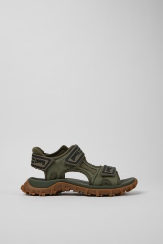 Camper Drift Trail Sandal - Grüne Ledersandalen für Damen. Camper Drift Trail Sandal - Grüne Ledersandalen für Damen.