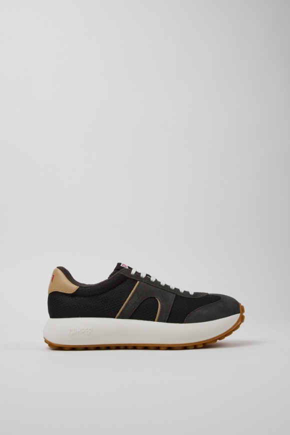 Camper Pelotas Athens - Mehrfarbige Damensneaker aus Recycling-PET und Nubukleder.