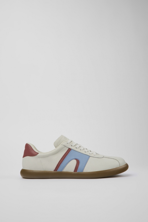 Camper Twins - Weißer Herrensneaker aus Leder