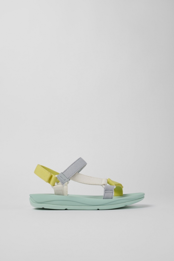 Camper Match - Mehrfarbige Damensandalen aus Textil