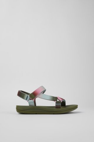 Camper Twins - Mehrfarbige Damensandalen aus Textil Camper Twins - Mehrfarbige Damensandalen aus Textil