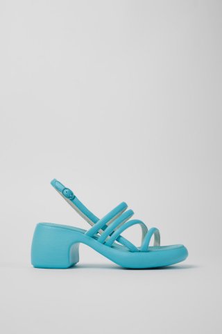 Camper Thelma Sandal - Blaue Ledersandale für Damen. Camper Thelma Sandal - Blaue Ledersandale für Damen.