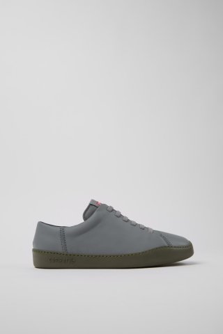 Camper Peu Touring - Grauer Ledersneaker für Herren.