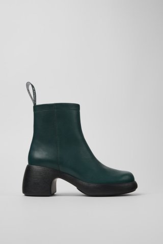 Camper Thelma - Grüner Damenstiefel aus Leder Camper Thelma - Grüner Damenstiefel aus Leder