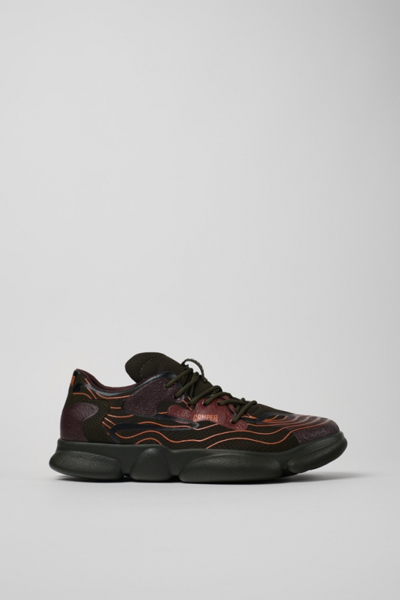 Camper Karst - Mehrfarbiger Herrensneaker aus Textil