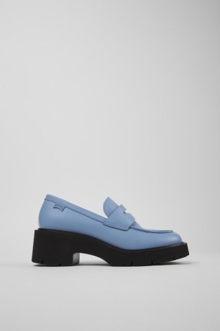 Camper Milah - Blaue Lederloafer für Damen Camper Milah - Blaue Lederloafer für Damen