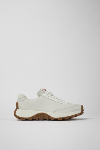 Camper Drift Trail - Weißer Ledersneaker für Damen. Camper Drift Trail - Weißer Ledersneaker für Damen.