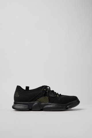 Camper Karst - Schwarzer Herrensneaker aus Textil