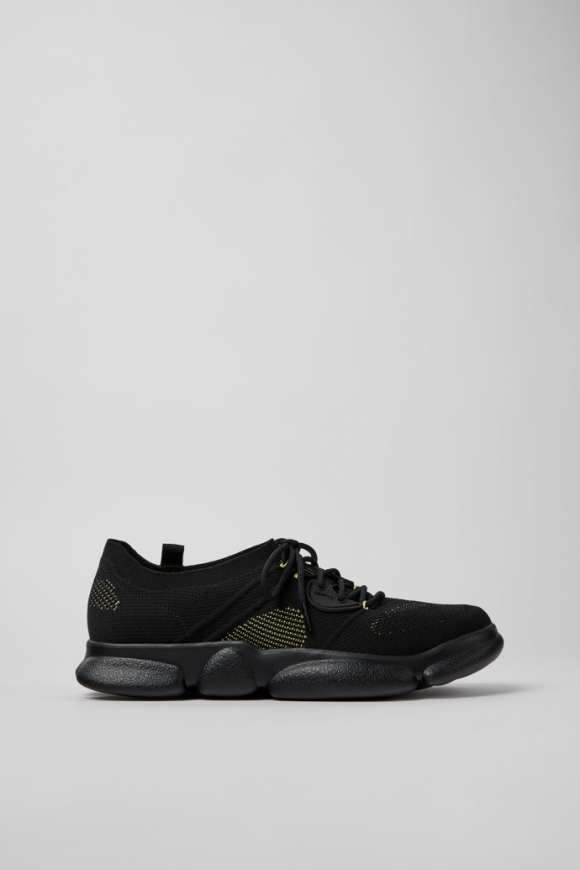 Camper Karst - Schwarzer Herrensneaker aus Textil