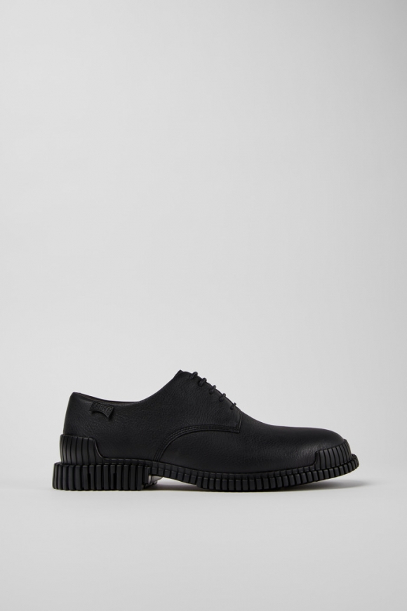 Camper Pix - Schwarzer Herrenschuh aus Leder.