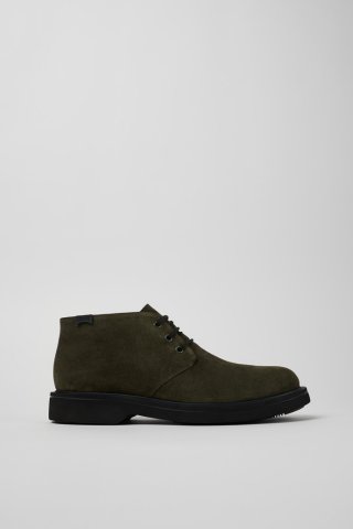 Camper Norman - Grüne Herrenstiefelette aus Nubukleder Camper Norman - Grüne Herrenstiefelette aus Nubukleder