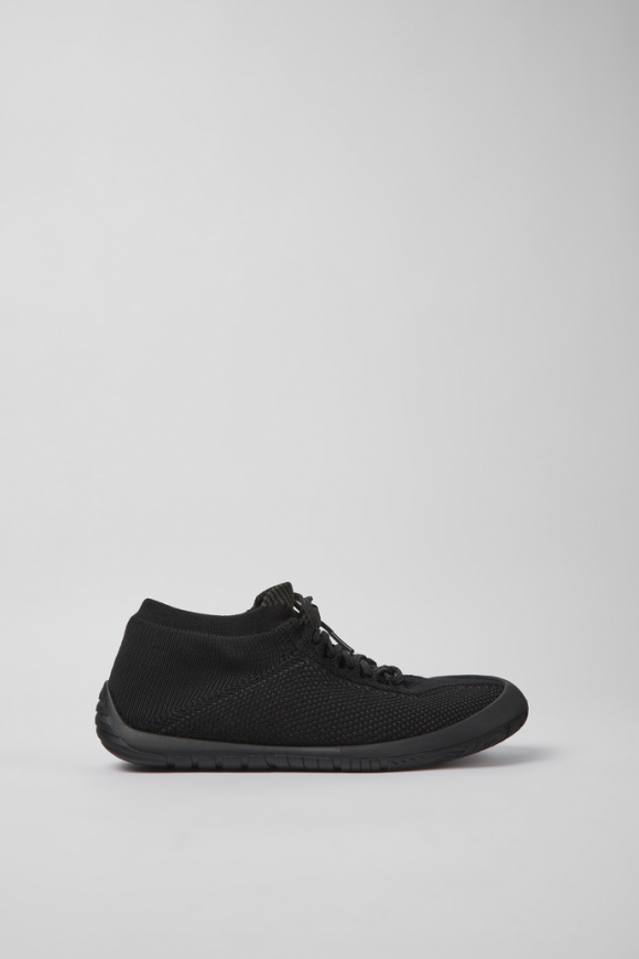 Camper Path - Schwarzer Damensneaker aus Textil