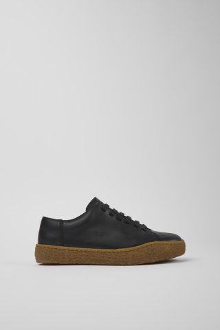 Camper Peu Terreno - Schwarzer Damensneaker aus Leder Camper Peu Terreno - Schwarzer Damensneaker aus Leder