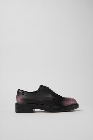 Camper Dean - Schwarzer Damenschuh aus Leder. Camper Dean - Schwarzer Damenschuh aus Leder.