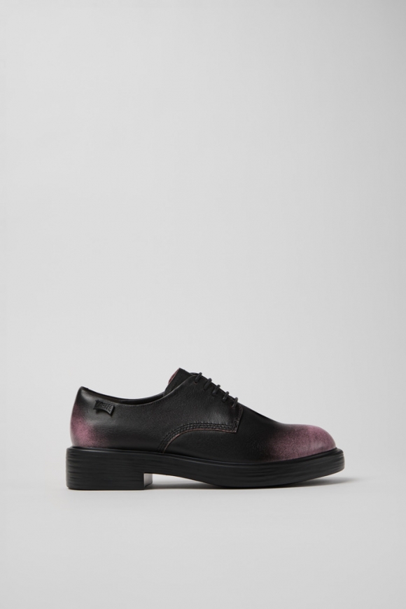 Camper Dean - Schwarzer Damenschuh aus Leder.