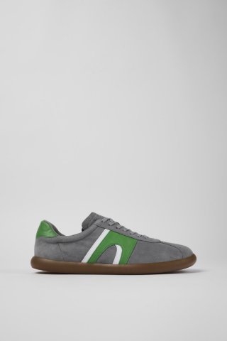 Camper Pelotas Soller - Grauer Herrensneaker aus Nubukleder/Leder Camper Pelotas Soller - Grauer Herrensneaker aus Nubukleder/Leder