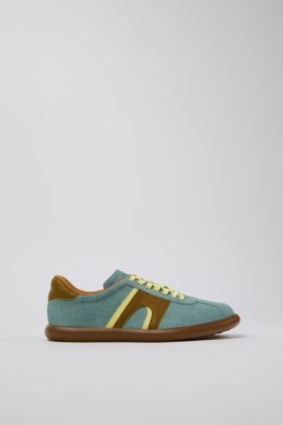 Camper Pelotas Soller - Mehrfarbige Sneakers aus Nubukleder für Damen.