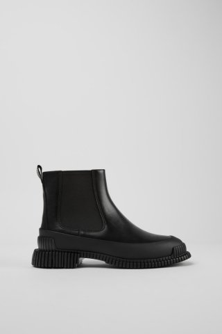 Camper Pix - Schwarze Lederstiefelette für Damen. Camper Pix - Schwarze Lederstiefelette für Damen.