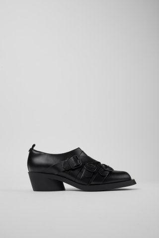 Camper Twins - Schwarzer Damenschuh aus Leder Camper Twins - Schwarzer Damenschuh aus Leder