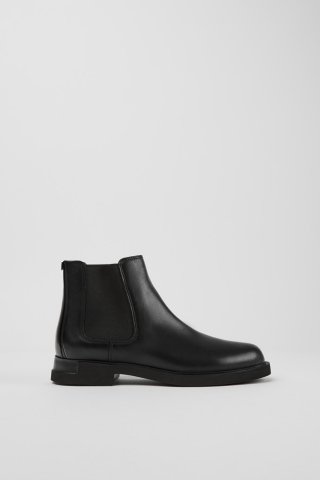 Camper Iman - Schwarze Lederstiefeletten für Damen. Camper Iman - Schwarze Lederstiefeletten für Damen.