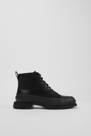 Camper Pix - Schwarze Lederstiefeletten für Damen. Camper Pix - Schwarze Lederstiefeletten für Damen.